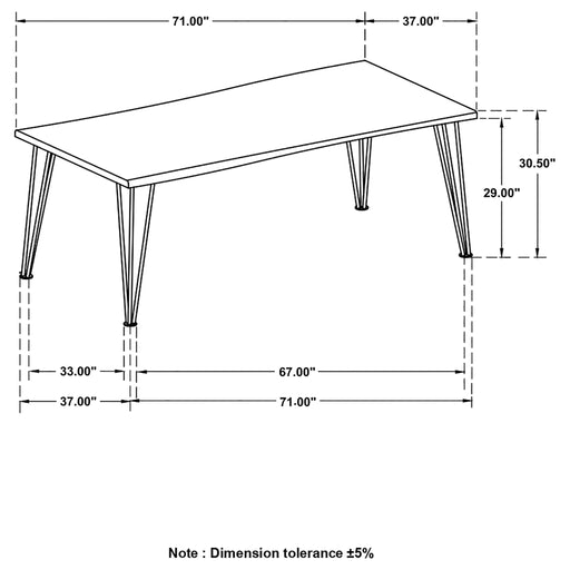 Shanahan - Dining Table - Natural Furniture Max