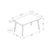 Contemporary Rectangular Dining Table 8th Street