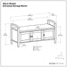 Warm Shaker - Handcrafted Entryway Storage Bench Simpli-Home