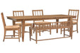 Lindon - Extendable Rectangular Dining Table Set Magnussen Furniture