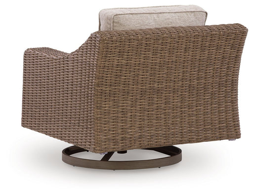 Laguna Heights - Swivel Lounge With Cushion - Beige Signature Design by Ashley®