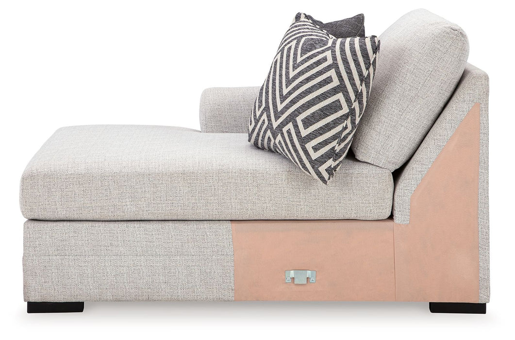 Koralynn - Laf Corner Chaise - Stone Benchcraft®