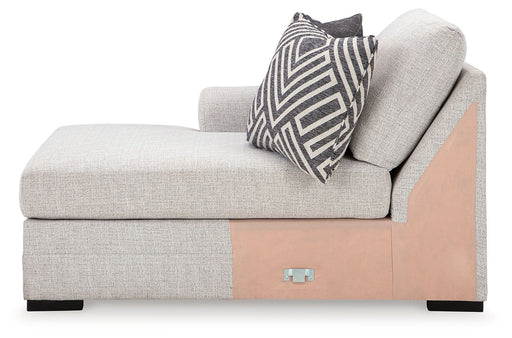 Koralynn - Laf Corner Chaise - Stone Benchcraft®