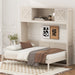 Rustic Casual Murphy Bed With Storage Cabinets Hearth and Haven