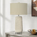 Contemporary Lighting, Table Lamp, Ceramic, Resin - Cream 8th Street