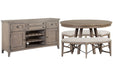 Paxton Place - 52" Round Dining Table Set Magnussen Furniture