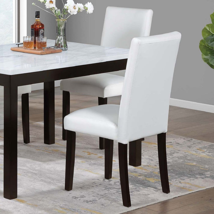 Dining Table With 4 Upholstered Side Chairs Home Essentials