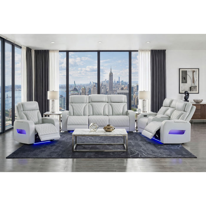 Julian - Set With Power Recliner, LED Lighting & Speaker Global Furniture USA
