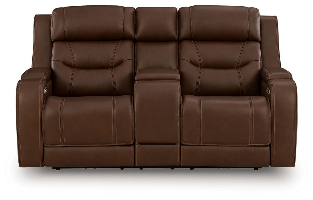 Knightington - Power Reclining Loveseat With Audio Seating Signature Design by Ashley®