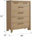 6 Drawer Chest - Tan Emerald Home
