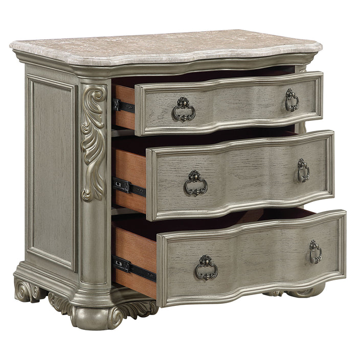 Bella - Nightstand - Champagne Matrix Furniture Group