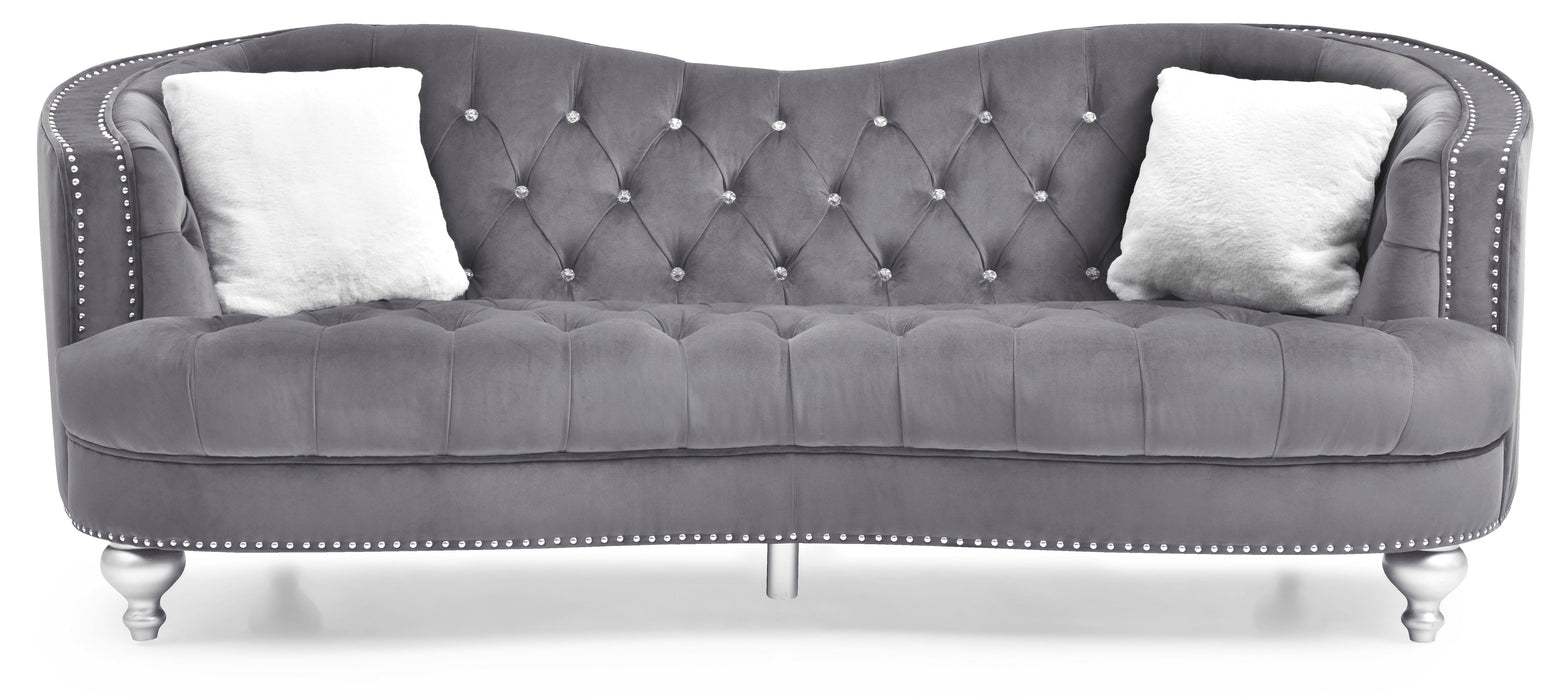 Glory Furniture Jewel Sofa, Gray