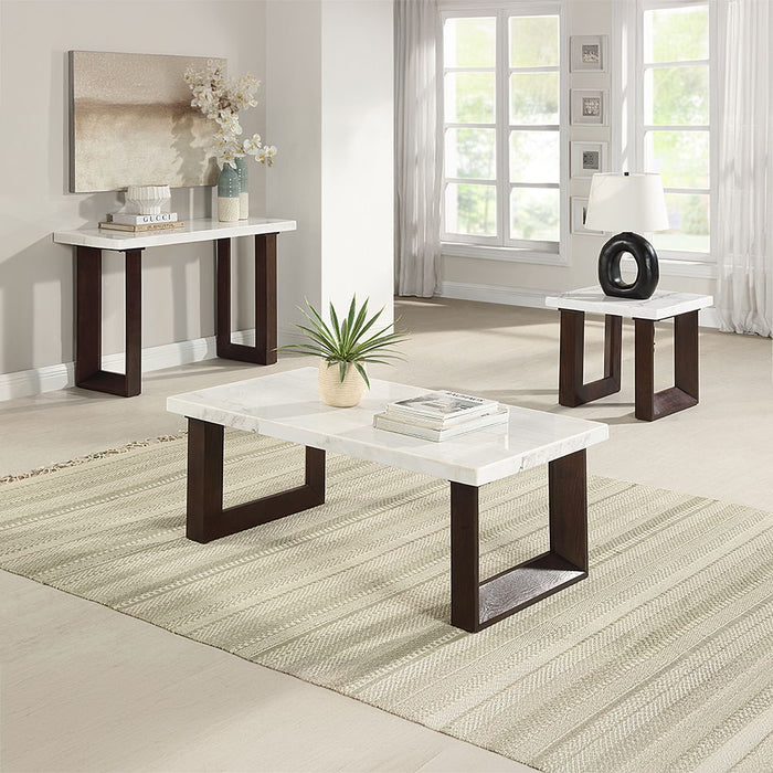 Edwyn - Table With Marble Top ACME