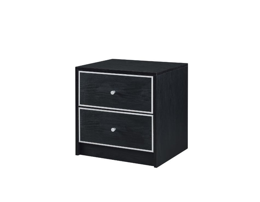 Jabir - Accent Table - Black & Silver