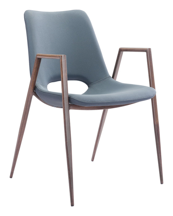Desi - Dining Chair Walnut Legs (Set of 2) Zuo Modern