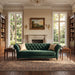 Chesterfield Sofa, 3 Seat Couch With Deep Button Tufted Back, Rolled Arms Home Essentials