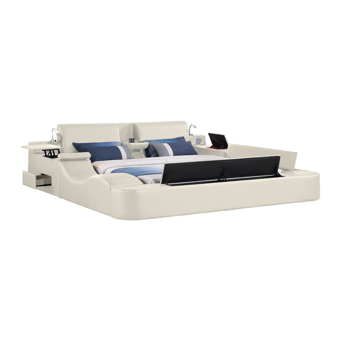 Zoya - Smart Multifunctional Bed, Built In Bluetooth Speakers, USB Charging Matrix Furniture Group