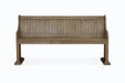 Tinley Park - Bench With Back - Dove Tail Gray Magnussen Furniture