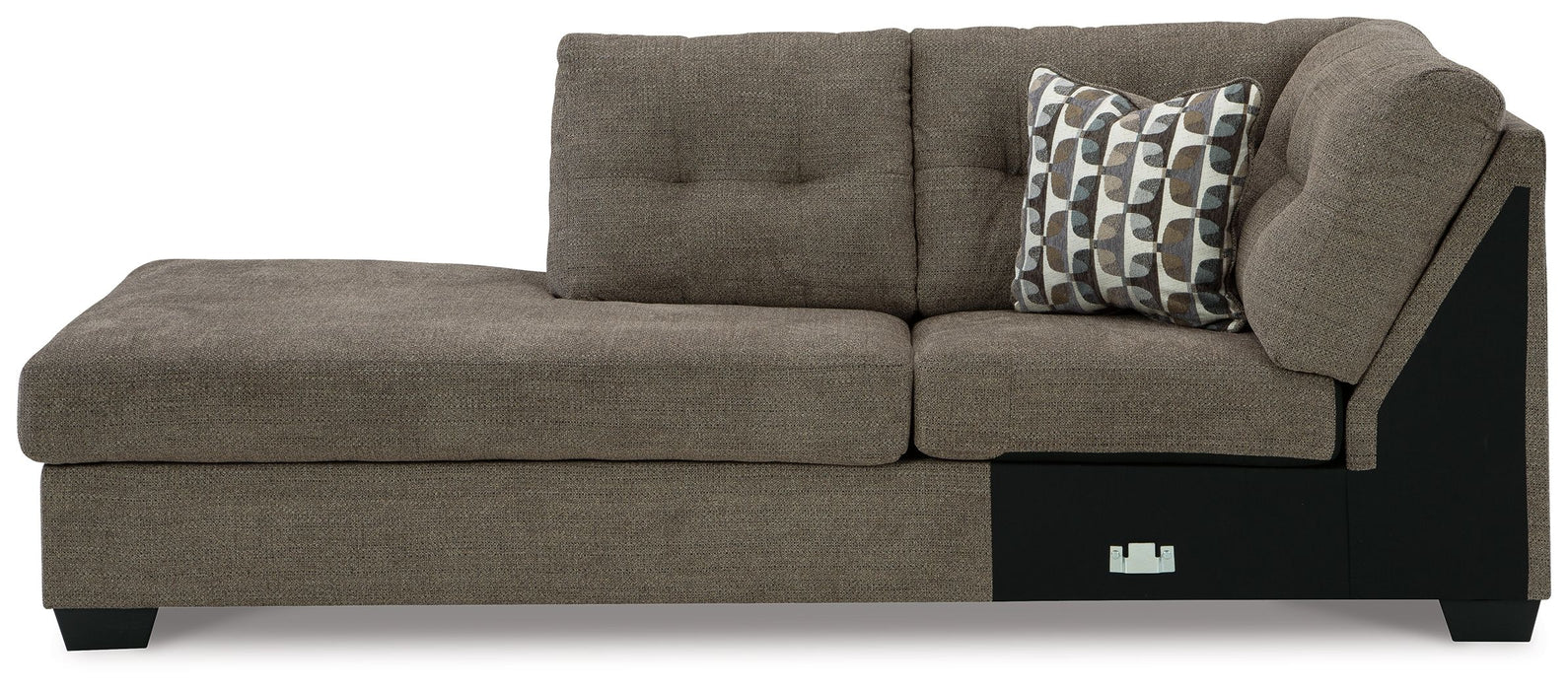 Mahoney - Laf Corner Chaise - Chocolate Signature Design by Ashley®