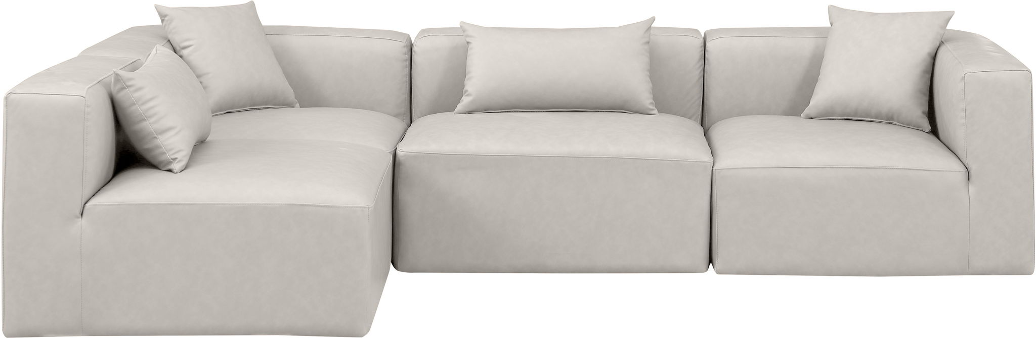 Cube - 4 Piece Modular Corner Sectional Meridian Furniture