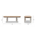 Colette - Oval Dining Table - Blue / Gray Jennifer Taylor Home
