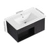 Wall Mounted Floating Bathroom Vanity With Open Shelf & Soft Close Door Home Essentials