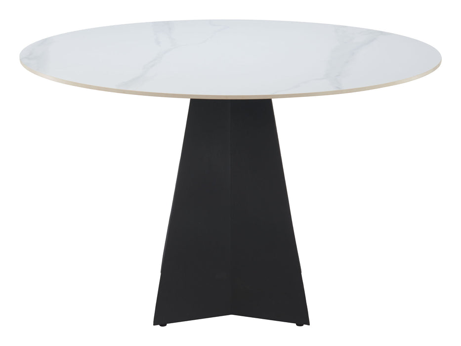 Izar - Dining Table - White Zuo Modern