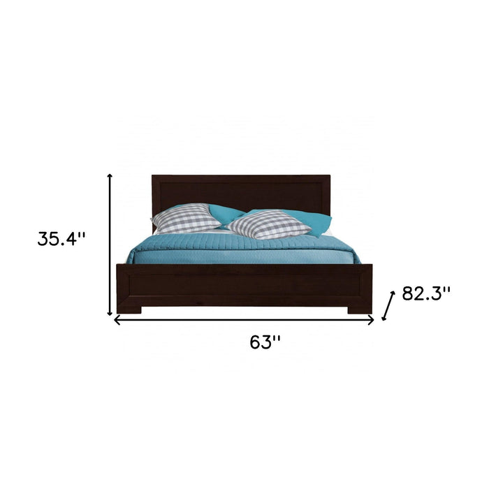 Queen Platform Bed - Espresso