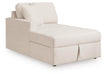 Modmax - LAF Corner Chaise With Storage - Oyster Signature Design by Ashley®