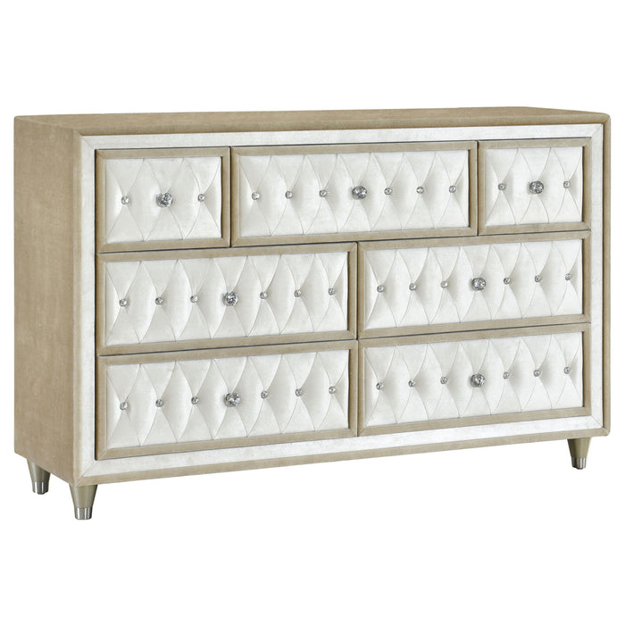 Williams - 7 Drawer Dresser - Camel Furniture Max