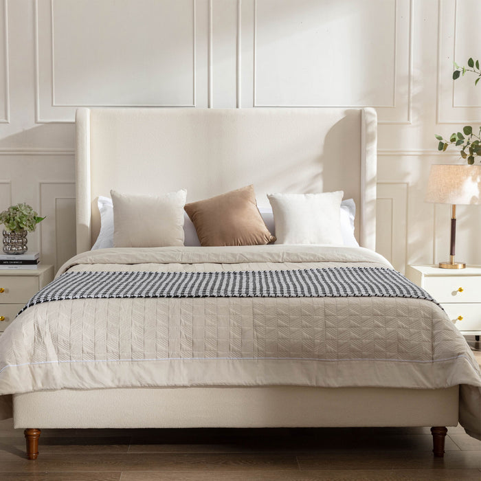Harper - Tall Headboard Upholstered Bed House & Home Furniture