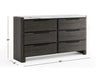 Keaton - Double Drawer Dresser - Black Magnussen Furniture