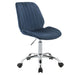 Muata - Office Chair - Twilight Blue Velvet & Chrome ACME