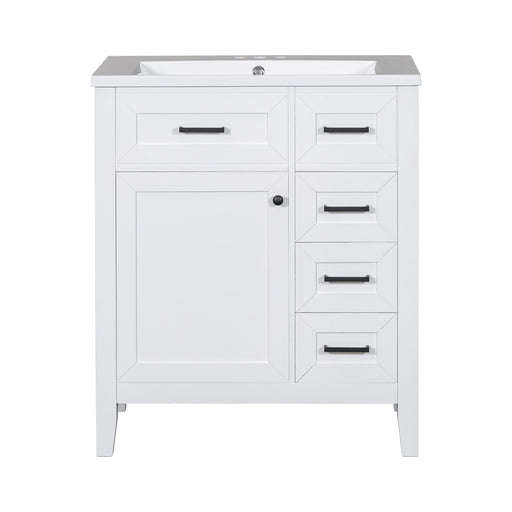 Modern Bathroom Vanity With Sink Combo, 3 Drawers, Undermount Drop-In Sink Hearth and Haven