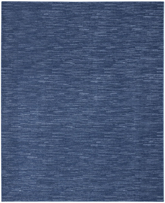 8' X 11' Power Loom Area Rug - Navy Blue