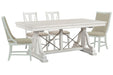 Heron Cove - Extendable Trestle Dining Table Set Magnussen Furniture