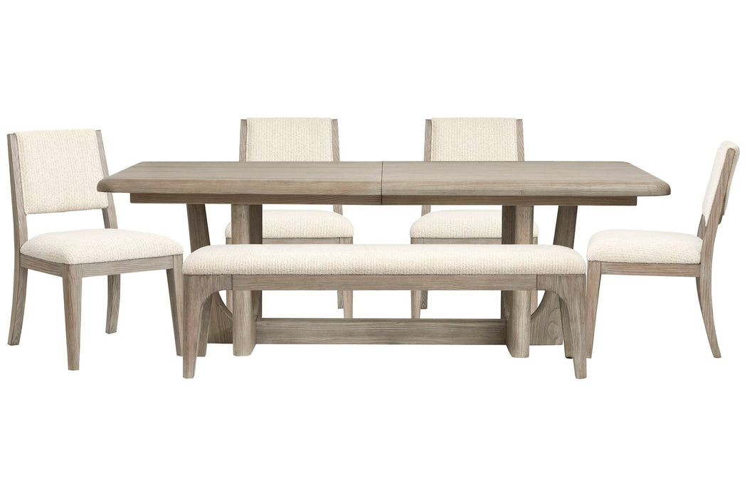 Braelyn - Extendable Trestle Dining Table Set Magnussen Furniture