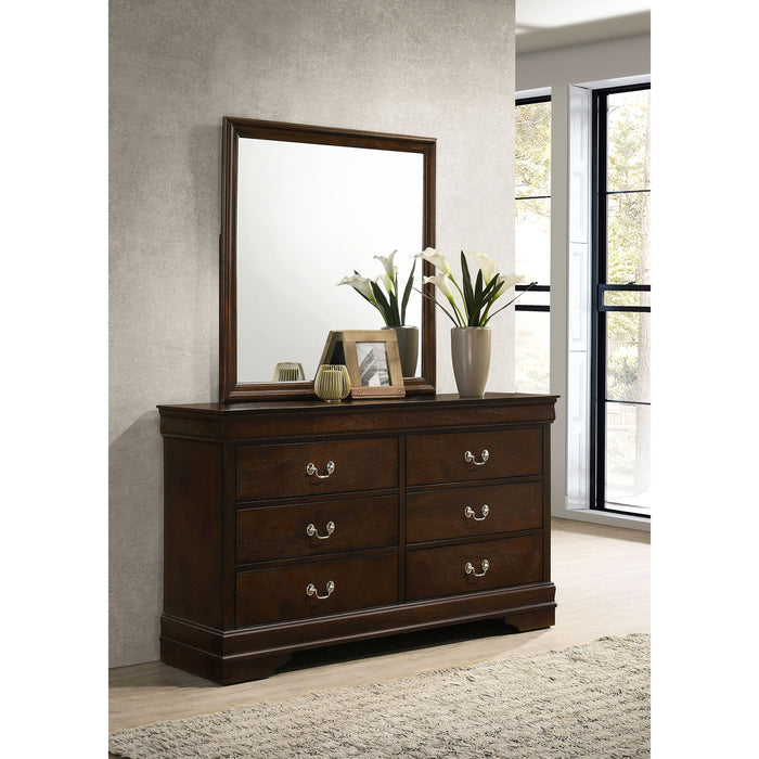 6 Drawer Dresser With Mirror Furniture Max