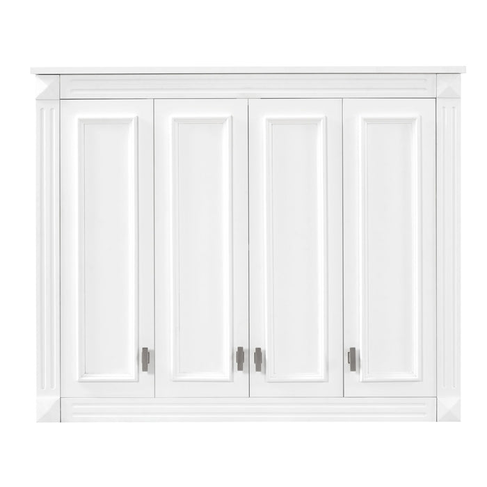 Wall Mounted Medicine Cabinet With Adjustable Shelf - White Hearth and Haven