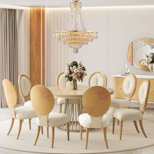 Michael Amini Lighting - Luxe Lumiere 28-Light Crystal Chandelier - Gold Michael Amini