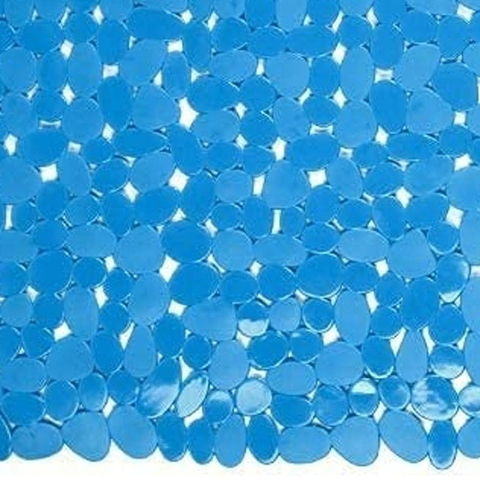 Spa Pebbles Bathtub Mat - Blue