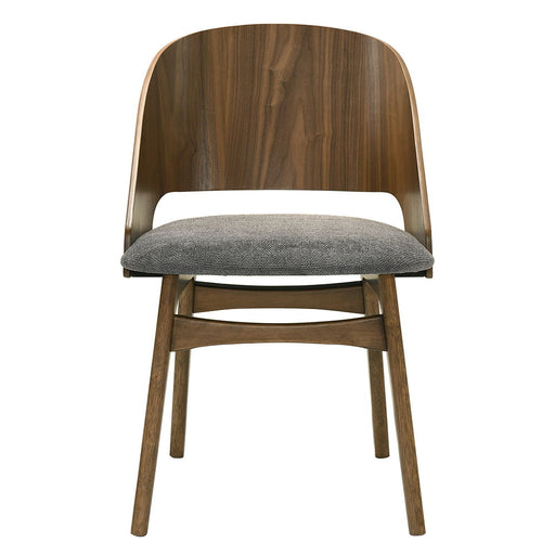Delmon - Side Chair (Set of 2) - Dark Walnut / Gray ACME
