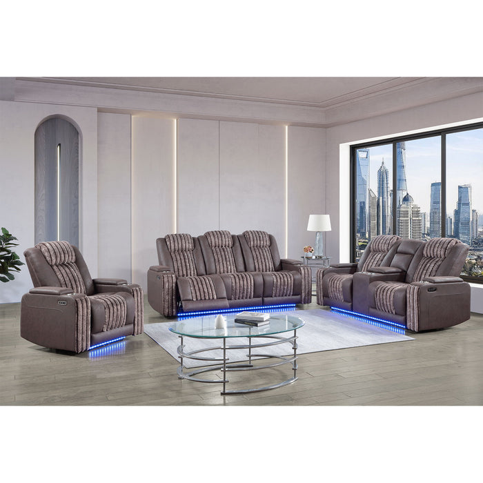 Duran - Power Reclining Sofa With Power Headrest Global Furniture USA