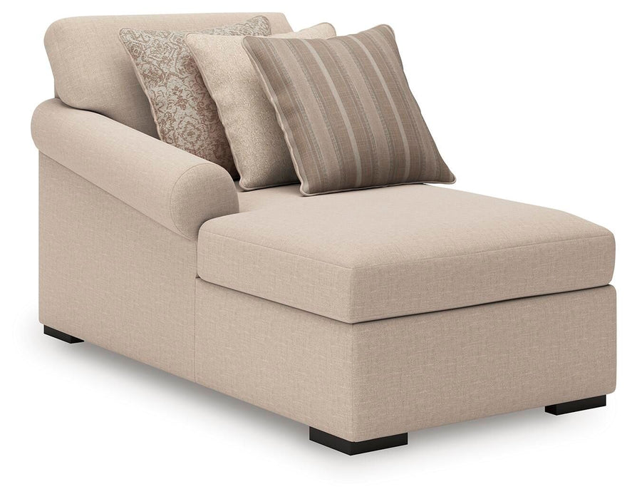 LadyMae - LAF Corner Chaise - Twill Benchcraft®