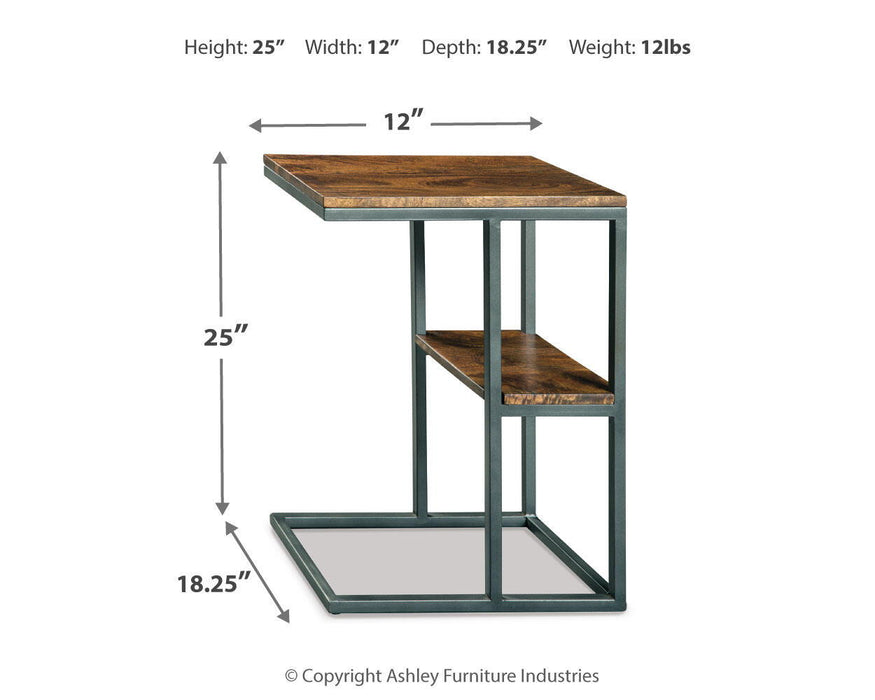 Forestmin - Accent Table - Natural / Black Signature Design by Ashley®