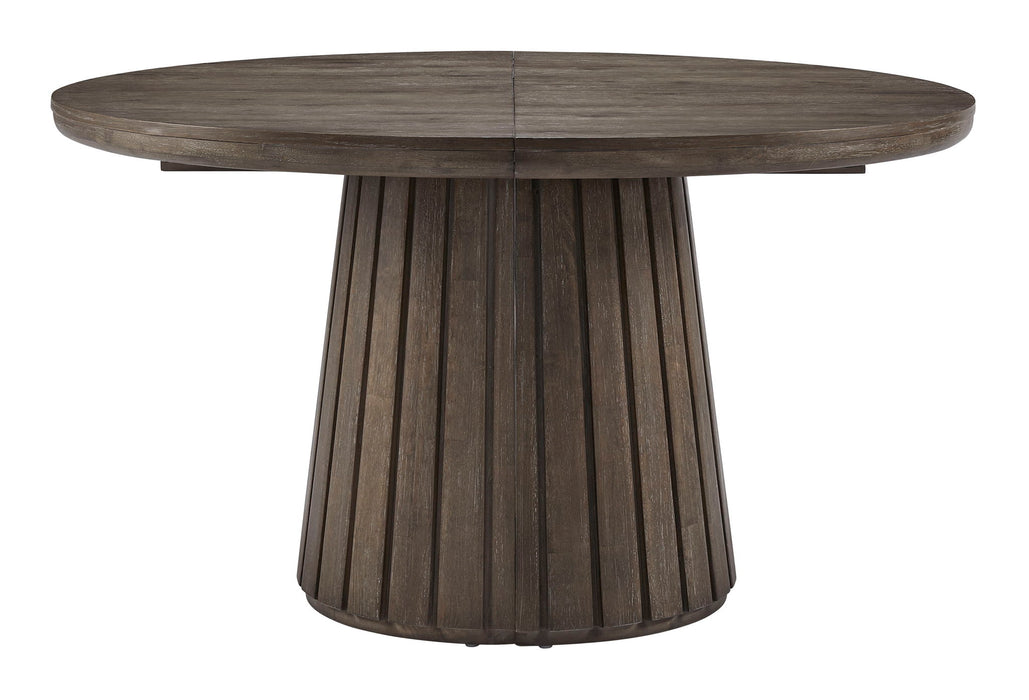 Kavanaugh - Round Dining Table - Dark Brown Magnussen Furniture