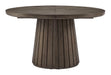 Kavanaugh - Round Dining Table - Dark Brown Magnussen Furniture
