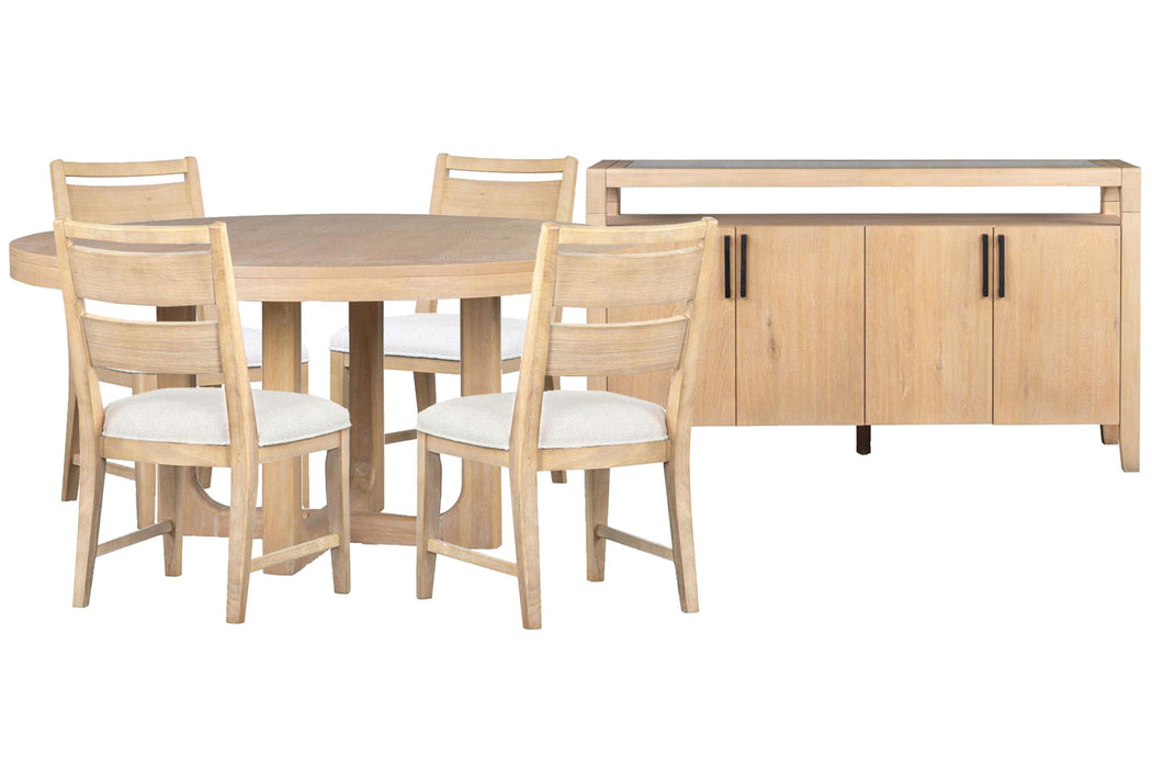Somerset - Round Dining Table Set Magnussen Furniture