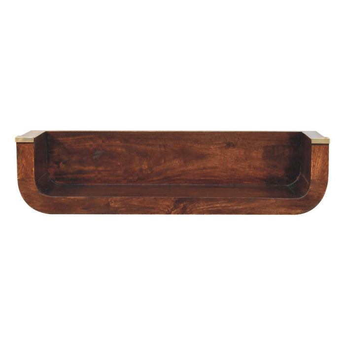 Indira - Floating Console Table - Walnut Artisan Furniture