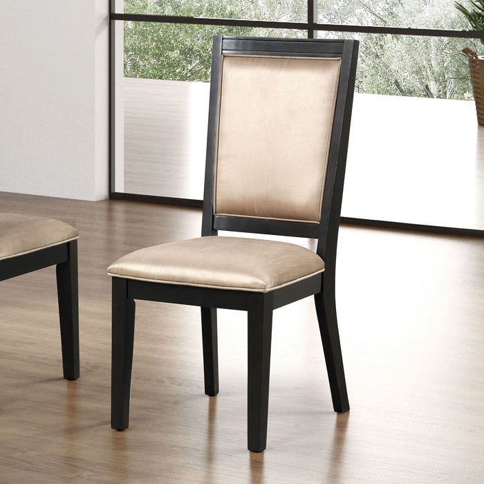 Dining Chairs With Accent Trim (Set of 2) - Espresso Home Essentials